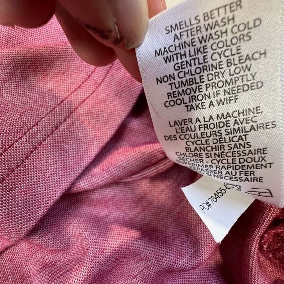 Travis Mathew Mens Collared Short Sleeve Golf Polo Shirt Heather Red Medium - Picture 9 of 10